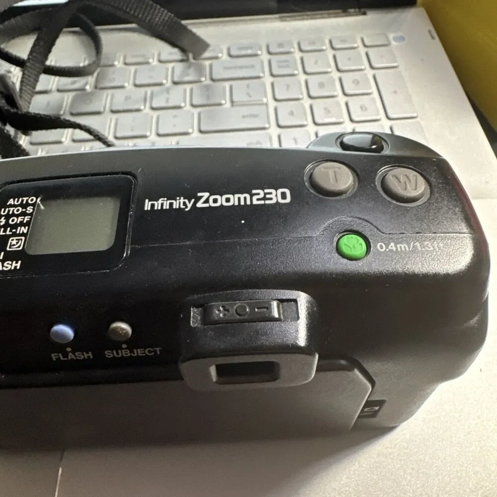 OLYMPUS Camera Black Infinity Zoom 230 -38 -90 mm zoom lens 35 mm film camera